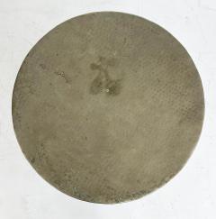 Robert Kuo Robert Kuo Metal Indian Style Drum Side Tables Two Available - 4663522