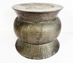 Robert Kuo Robert Kuo Metal Indian Style Drum Side Tables Two Available - 4663535