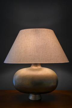 Robert Kuo Robert Kuo for McGuire 24K Hammered Gold Plated Cocoon Table Lamp ca 2000 - 3960335