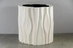 Robert Kuo The Tree Trunk Pot Large Cream Lacquer by Robert Kuo Limited Edition - 3830024