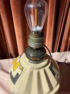 Robert Lallemant Robert Lallemant Art Deco Ceramic Table Lamp France 1930s - 4546907