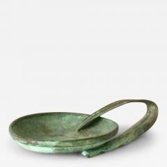 Robert Lee Morris Robert Lee Morris Bent Leaf Bowl Patina Sculpture - 3223765