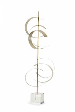 Robert Lee Morris Robert Lee Morris Lazy Day Brass Nickel And Lucite Sculpture - 3208858