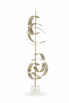 Robert Lee Morris Robert Lee Morris Lazy Day Brass Nickel And Lucite Sculpture - 3208860