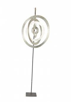 Robert Lee Morris Robert Lee Morris Nickel Orbit Mobile Hammered Nickel Sculpture - 3208869