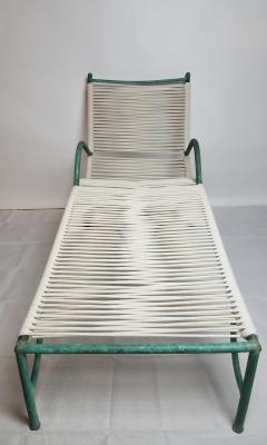 Robert Lewis Robert Lewis Early Copper Chaise Lounge Center Brace Santa Barbara CA 1930s - 2335074