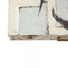 Robert Loughlin Robert Loughlin F Acrylic Painting on Metal Box Signed - 2842285