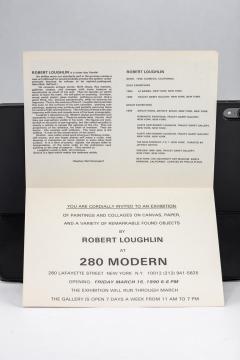 Robert Loughlin Set of 4 Robert Loughlin Art Exhibition Invitation Postcards - 2743306