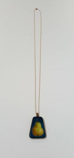 Robert M Kulicke Pear Pendant 1966 - 2883406