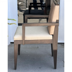 Robert Marinelli Art Deco Style Robert Marinelli Leather Arm Chair - 3616531