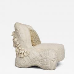 Robert Marinelli Limited Edition Mictlan Lounge Chair with Mesoamerican Inspired clay figurines - 4412298