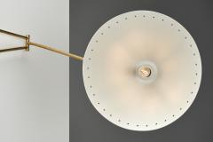 Robert Mathieu Extendable Brass Wall Lamp in the manner of Robert Mathieu Europe 1950s - 4292534