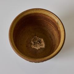 Robert Maxwell 1960s Robert Maxwell Hand Thrown Thumbprint Stoneware Pot - 4217665