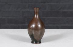 Robert Maxwell Robert Maxwell Studio Ceramic Vase w Brown Glaze - 4103694