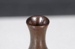 Robert Maxwell Robert Maxwell Studio Ceramic Vase w Brown Glaze - 4103697