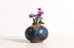 Robert Maxwell Robert Maxwell Studio Stoneware Ceramic Vase with Blue Green Glaze - 2247641