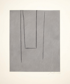 Robert Motherwell Slate Gray Pintura 1975 - 4339379