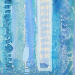 Robert Natkin Mid Century Modernist Watercolor Gouache Painting by Robert Natkin - 4566318