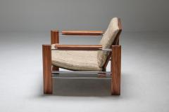 Robert Parry Walnut and Chrome Easy Chairs by Rob Parry for Gelderland - 1345164