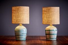 Robert Picault Pair of Robert Picault Table Lamps France 1950s - 3594518