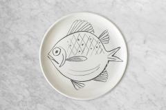 Robert Picault ROBERT PICAULT SET OF 6 FISH PLATES - 1348255