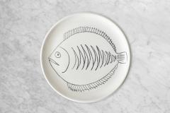 Robert Picault ROBERT PICAULT SET OF 6 FISH PLATES - 1348284