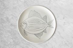 Robert Picault ROBERT PICAULT SET OF 6 FISH PLATES - 1348286