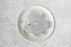 Robert Picault ROBERT PICAULT SET OF 6 FISH PLATES - 1348288