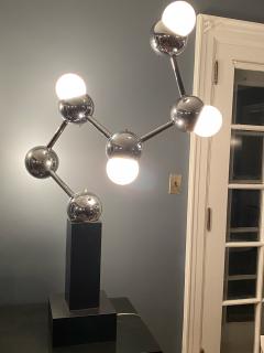 Robert Sonneman Sonneman Lighting MODERNIST CHROME MOLECULAR FORM LAMP - 2314280