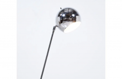 Robert Sonneman Sonneman Lighting Robert Sonneman Iron Chrome Orb Floor Lamp for George Kovacs - 2831535