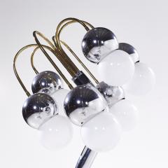 Robert Sonneman Sonneman Lighting Robert Sonneman Style Mid Century Chrome and Brass Table Lamp - 3829913