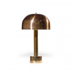 Robert Sonneman Sonneman Lighting Robert Sonneman for Laurel Mid Century Brass Dome Table Lamp Pair - 4816531