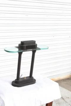 Robert Sonneman Style Black and Glass Table Lamp - 3716118