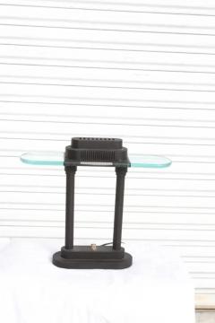Robert Sonneman Style Black and Glass Table Lamp - 3716120