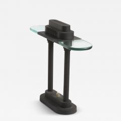 Robert Sonneman Style Black and Glass Table Lamp - 3719337