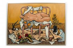 Robert Springfels American Contemporary Oil on Canvas Titled Composition 35  - 4514520