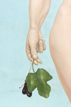 Robert Springfels Oil on Canvas Figurative Painting Titled Female 1970  - 4514693