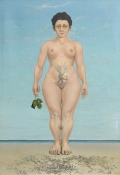 Robert Springfels Oil on Canvas Figurative Painting Titled Female 1970  - 4528809