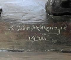 Robert Tait McKenzie Bronze Discus Thrower by Robert Tait McKenzie 1867 1938  - 4452619