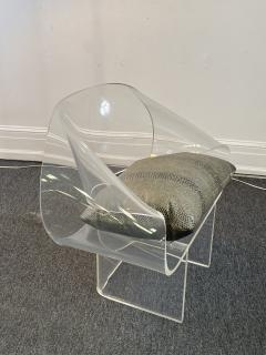 Robert Van Horn RARE ROBERT VAN HORN LUCITE RIBBON LOUNGE CHAIR - 1199500