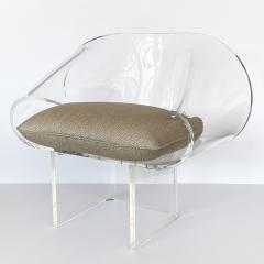 Robert Van Horn Robert Van Horn Lucite Ribbon Lounge Chair Signed - 1230220