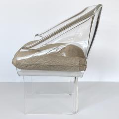 Robert Van Horn Robert Van Horn Lucite Ribbon Lounge Chair Signed - 1230222