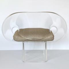 Robert Van Horn Robert Van Horn Lucite Ribbon Lounge Chair Signed - 1230226