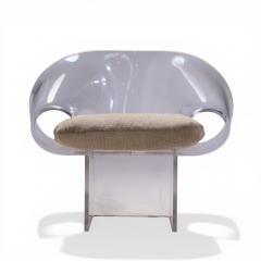 Robert Van Horn Robert Van Horn Mid Century Lucite Ribbon Chair - 4546244