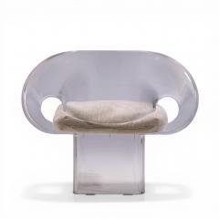 Robert Van Horn Robert Van Horn Mid Century Lucite Ribbon Chair - 4546245