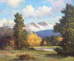 Robert W Wood Longs Peak Colorado Aspens  - 340979