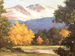 Robert W Wood Longs Peak Colorado Aspens  - 340982