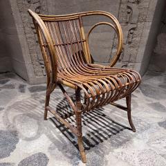 Robert Wengler 1960s Sculptural Wicker Lounge Chair Robert Wengler Denmark - 3356923