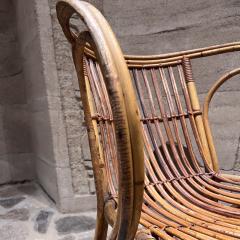 Robert Wengler 1960s Sculptural Wicker Lounge Chair Robert Wengler Denmark - 3356925