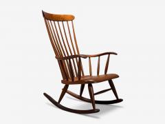 Robert Whitley Robert Whitley American Studio Teak Rocking Chair USA 1980s - 4419080